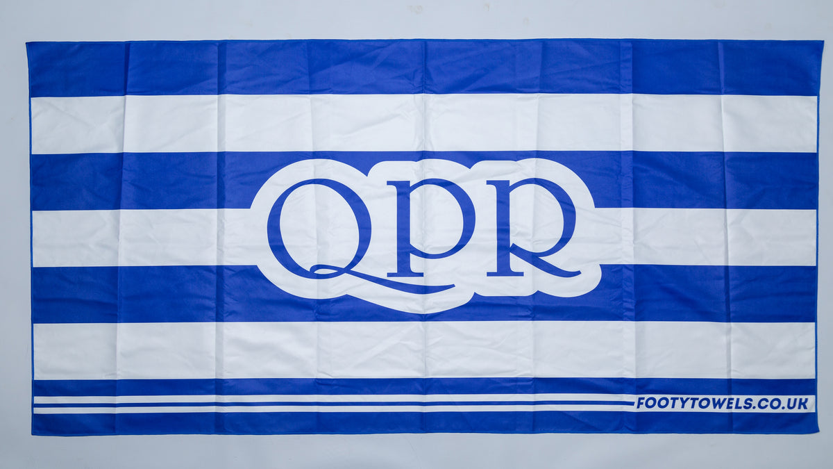 écharpe De Club Football Queens Park Rangers QPR Années 1980 écharpe De Club Football Queens Park Rangers QPR Années 1980
