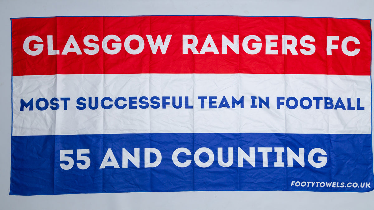 Glasgow Rangers 55 and counting Footy Towels
