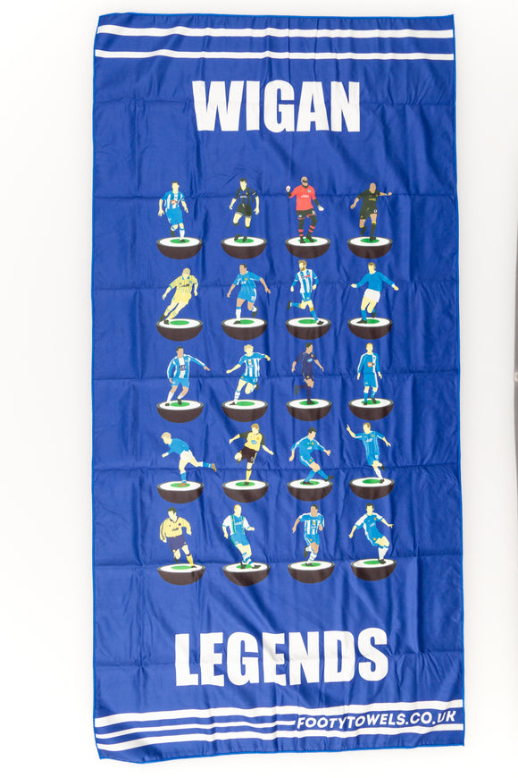 Wigan Athletic 'Up The Tics' Microfibre Beach Towel With Carry Bag