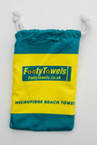 Norwich On The Ball City Microfibre beach towel Green