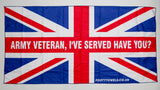 Army Veteran microfibre beach towel