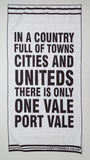 Port Vale Microfibre beach towel