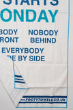 It Starts Monday microfibre beach towel