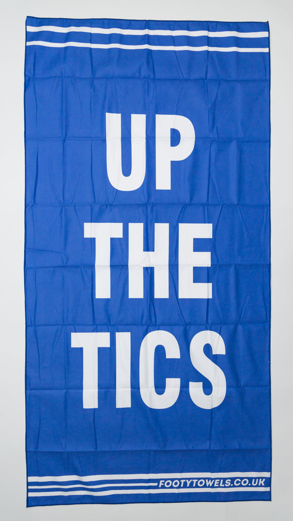 Wigan Up the Tics Microfibre beach towel